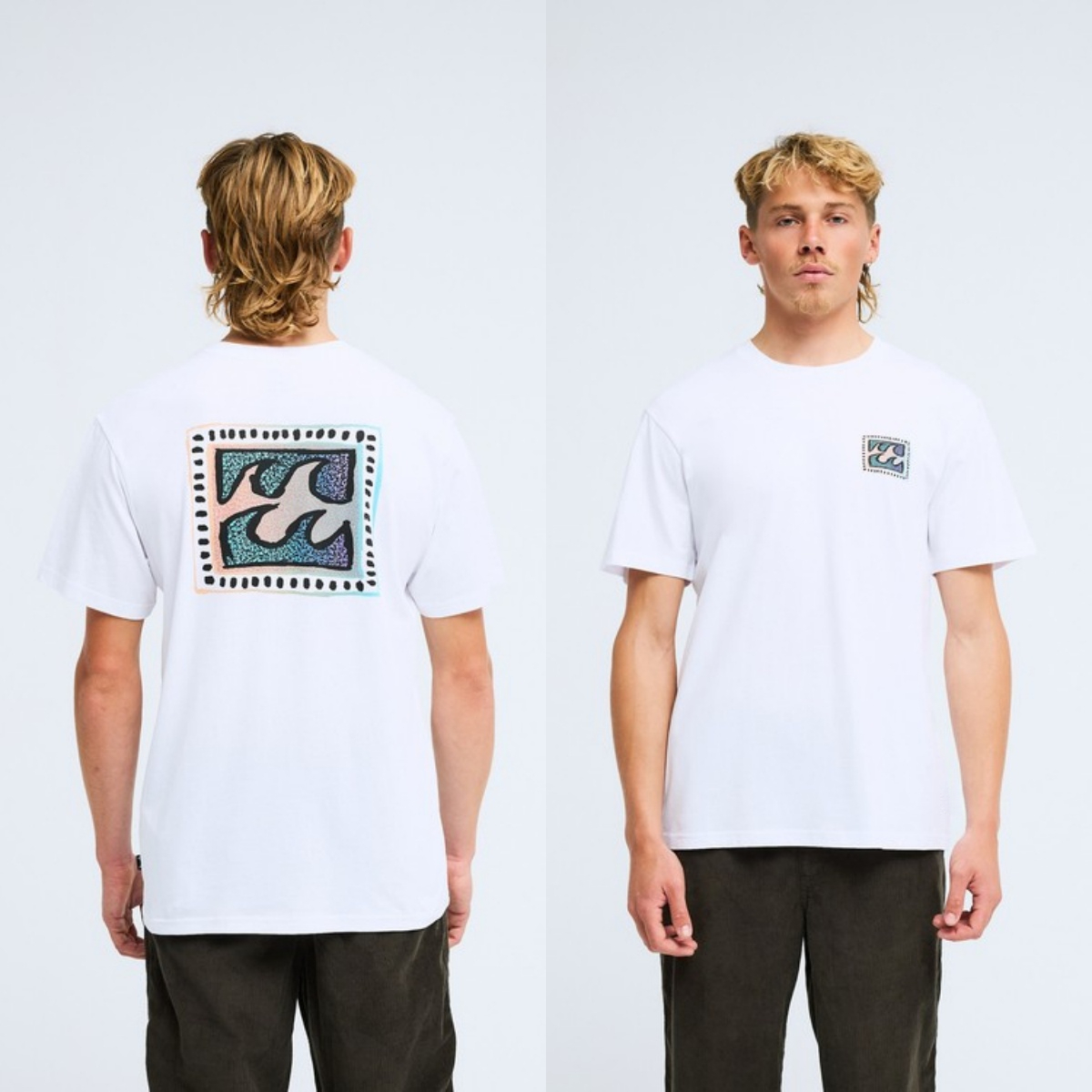 Streetwear Brand Trends - White Classic Crayon Wave Legendary Surfing