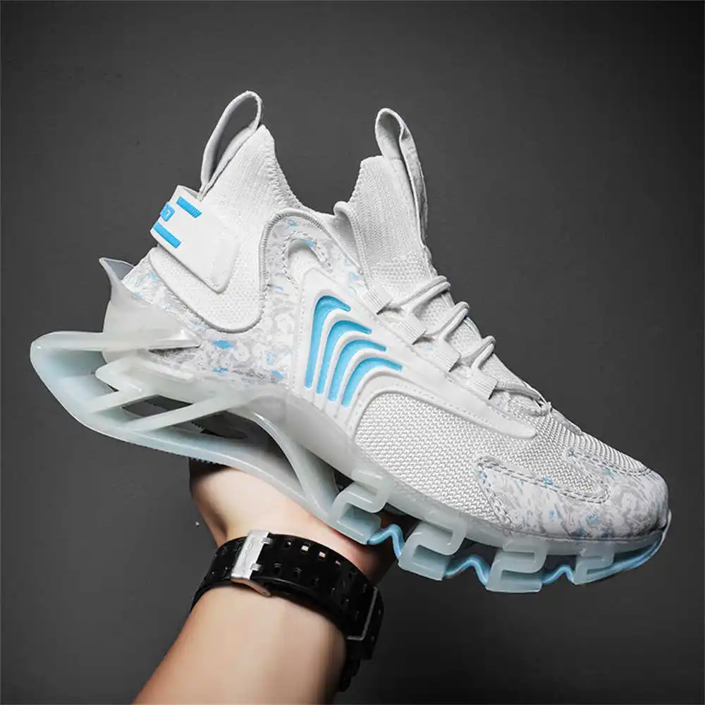 Streetwear Brand Designer - Blue Slipon Long Pink Boots Light