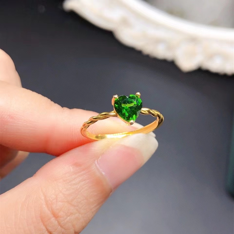 Classsic Heart Gemstone Engage – обзор и цена Chrome Hearts Ring