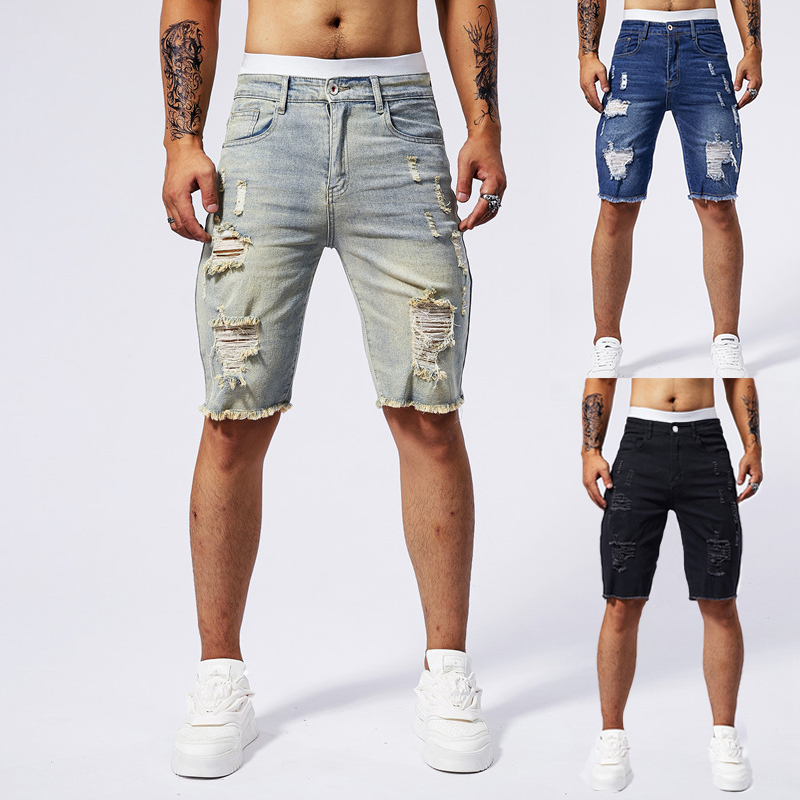 2025 Summer New Men's Ripped D – обзор и цена Streetwear Brand