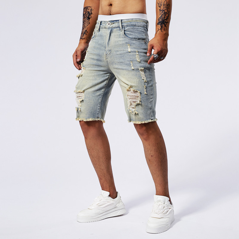 2025 Summer New Men's Ripped D – обзор и цена Streetwear Brand