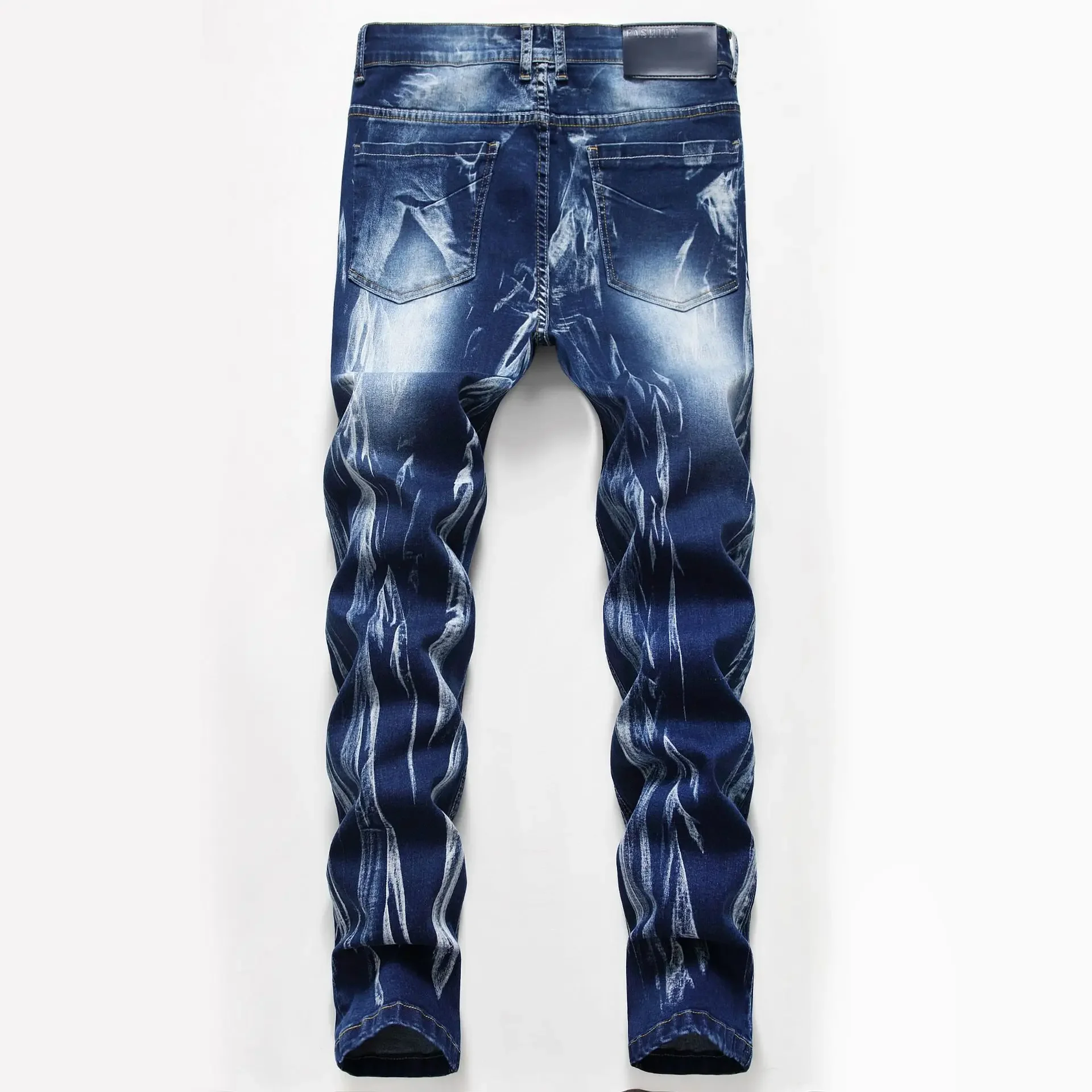 Fashion Print Men's Elasticity – обзор и цена Streetwear Brand Denim