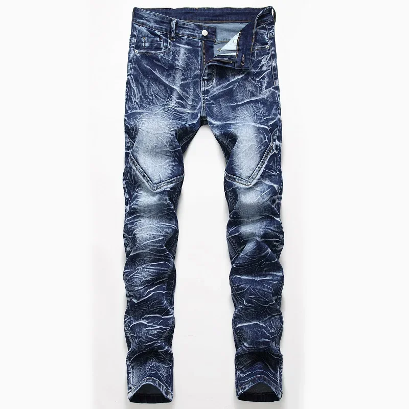 Fashion Print Men's Elasticity – обзор и цена Streetwear Brand Denim