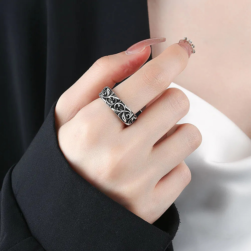 Retro Eternal Vine Rings Silve – обзор и цена Chrome Hearts Ring