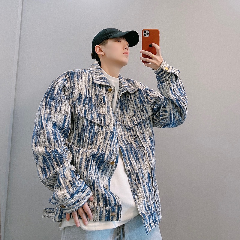 Loose Fit Men's Denim Jacket B – обзор и цена Streetwear Brand Denim