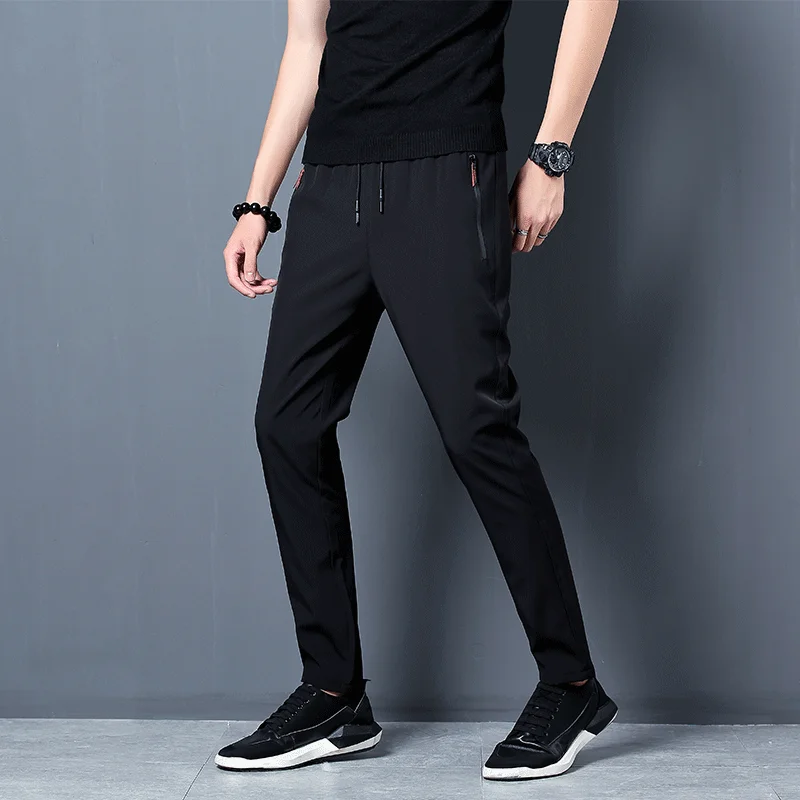 Men's Casual Pants Straight Sl – обзор и цена Streetwear Brand Joggers