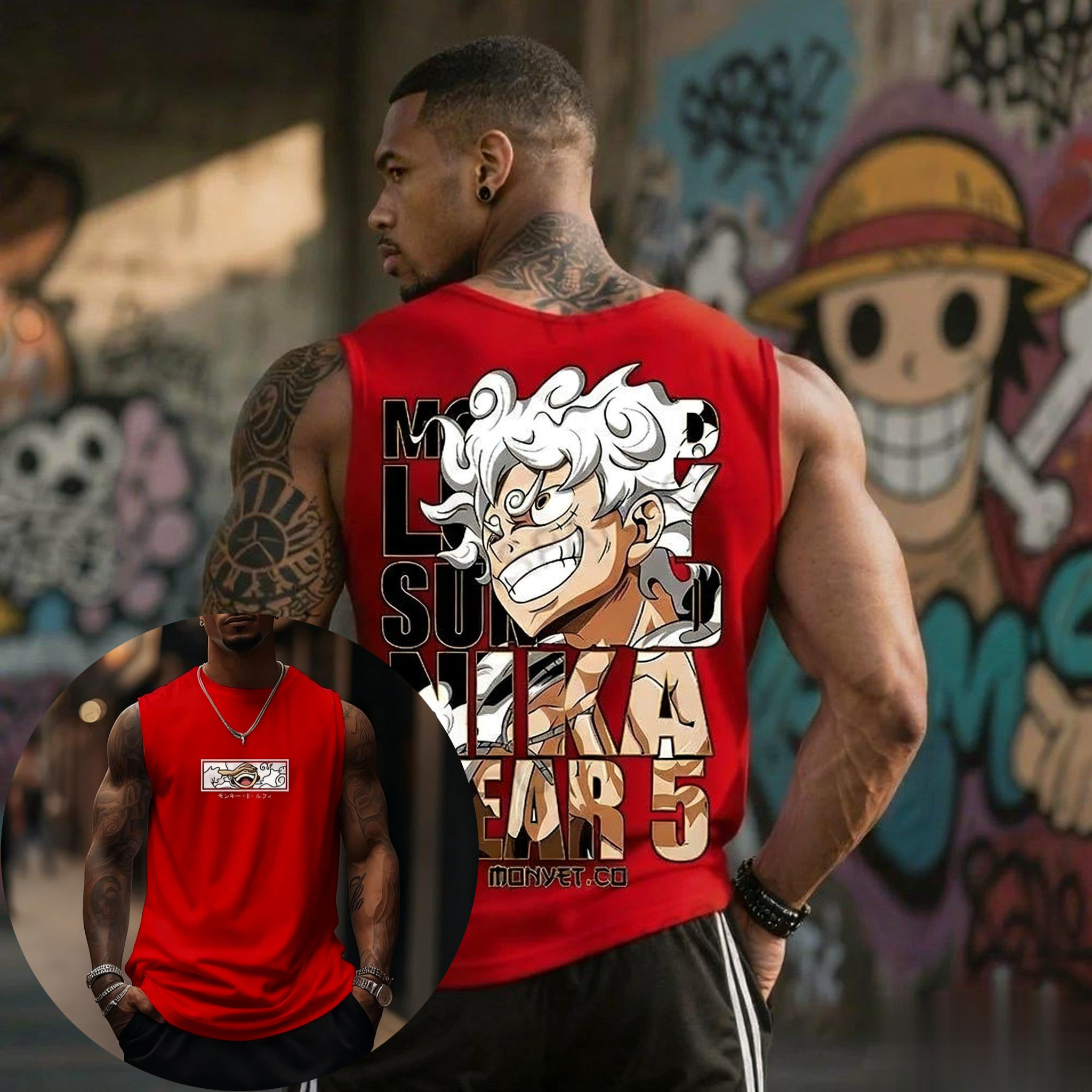 One Piece Luffy Gear 5 Tank To – обзор и цена Good Streetwear Brand