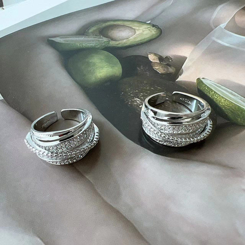 2025 New Silver Color Rhinesto – обзор и цена Chrome Hearts Ring