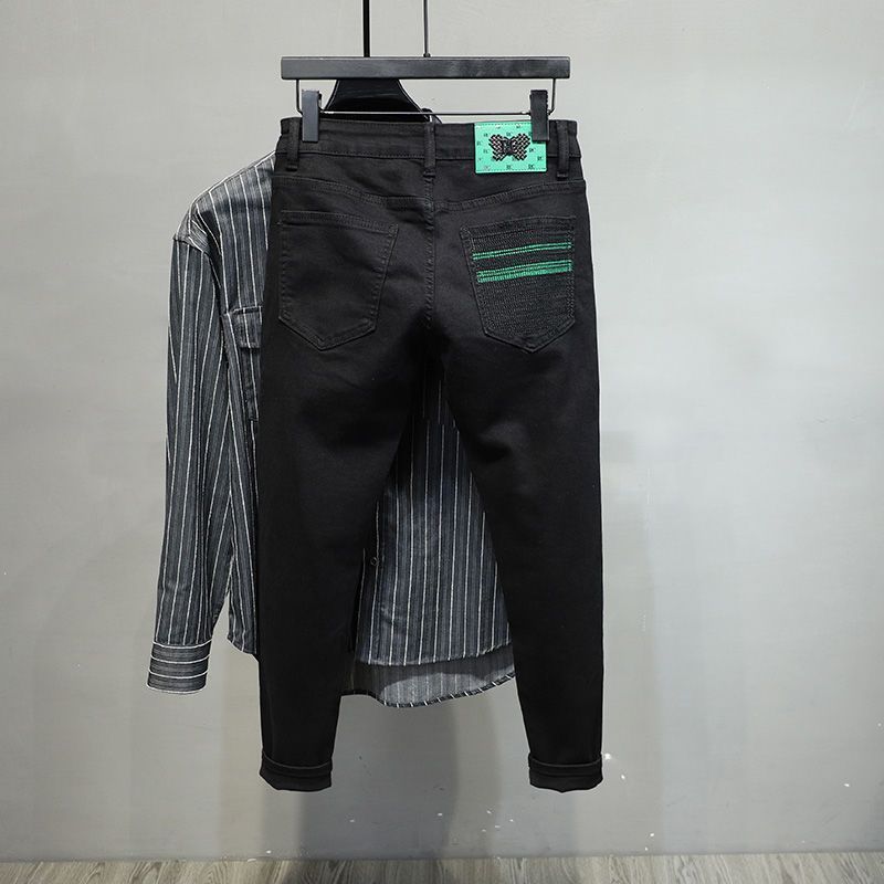 Luxury Brand Men Jeans Men's B – обзор и цена Streetwear Brand Denim