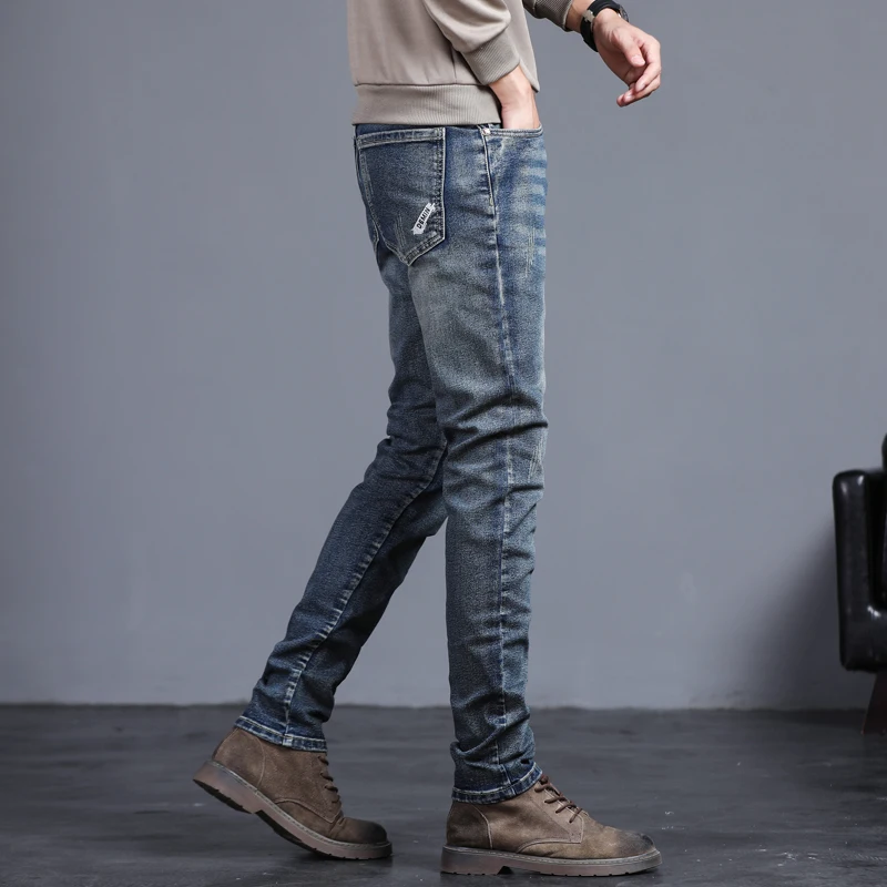 Men's Fashion Vintage Jeans Au – обзор и цена Streetwear Brand Denim